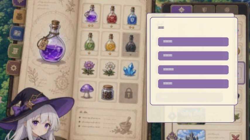 魔女秘药 操作界面 场景图 7