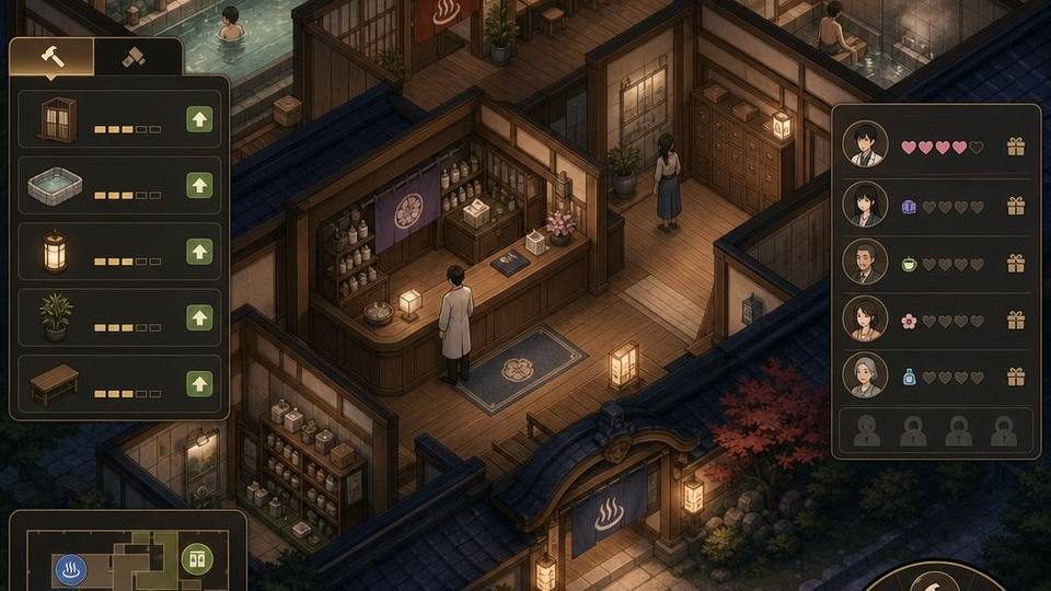 背德浴场 角色养成 画面 1