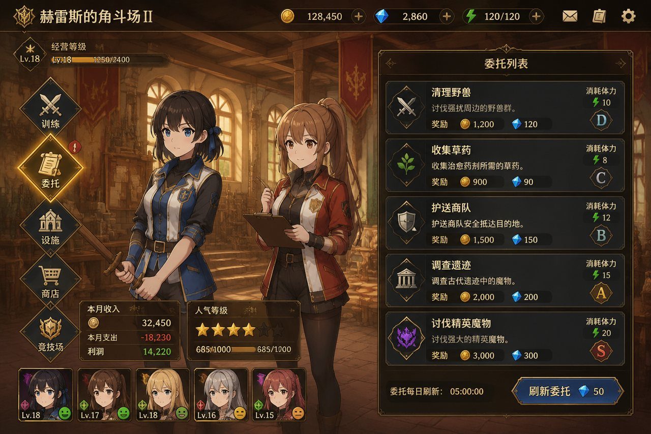 赫雷斯的角斗场Ⅱ 玩法展示 场景图 6